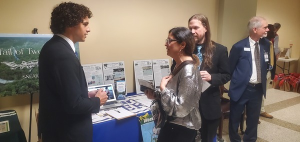 [St. Marys Riverkeeper Sturgeon Intern Lucas Muley]