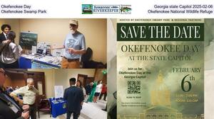 [Okefenokee Day, Georgia state Capitol 2025-02-06, Okefenokee Swamp Park, Okefenokee National Wildlife Refuge]