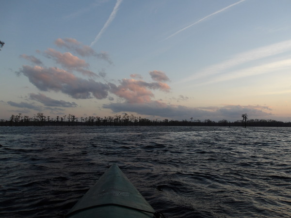 Choppy water, fluffy clouds --SJM 18:09:52