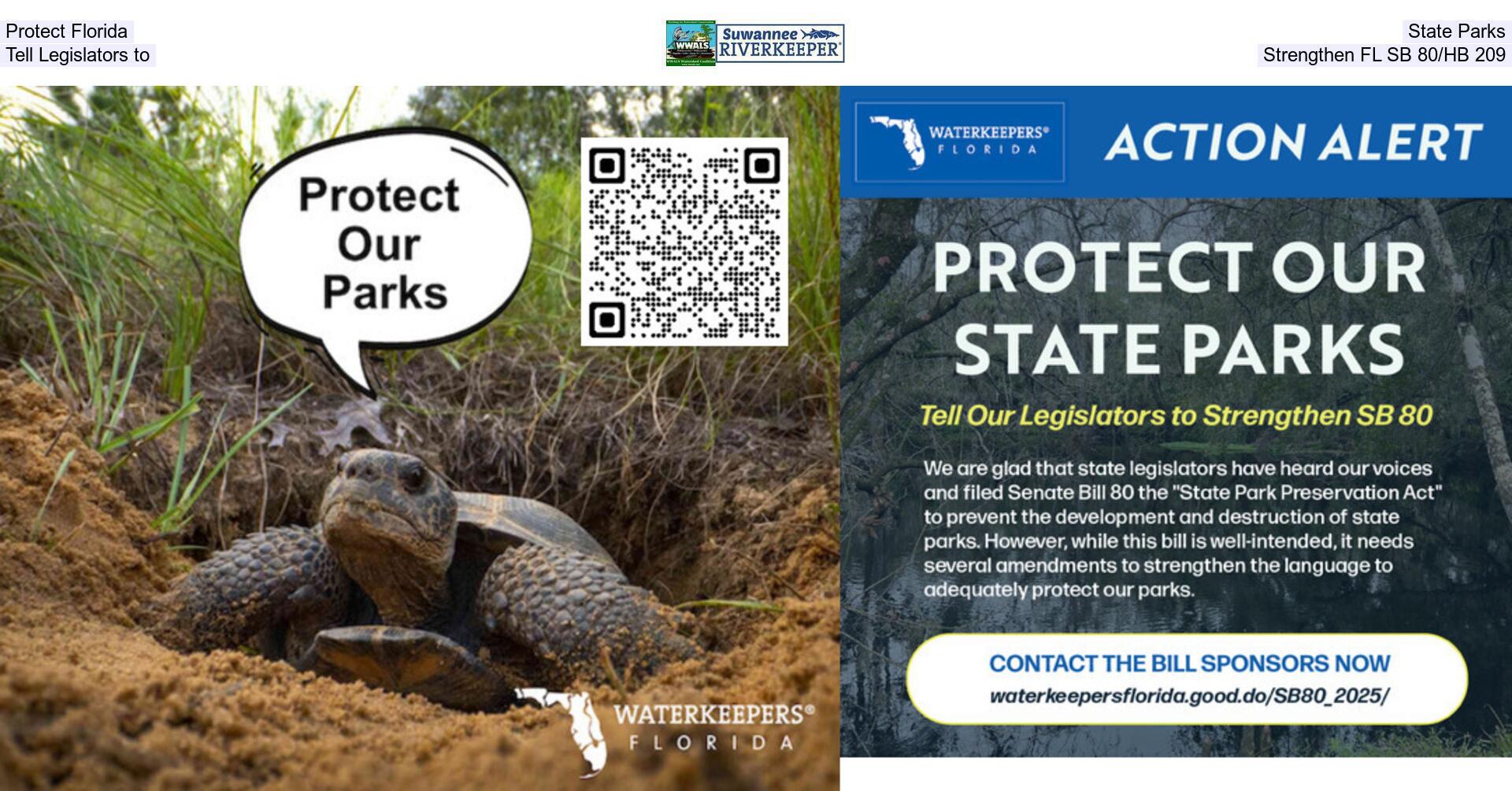 Protect Florida State Parks, Tell Legislators to Strengthen FL SB 80/HB 209