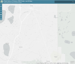 [Map: Chemours Trail Ridge South Process Water Spill -FDEP 2025-02-22]