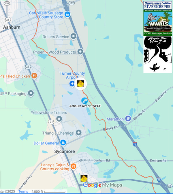 [Map: Ashburn Spills --ARWT]