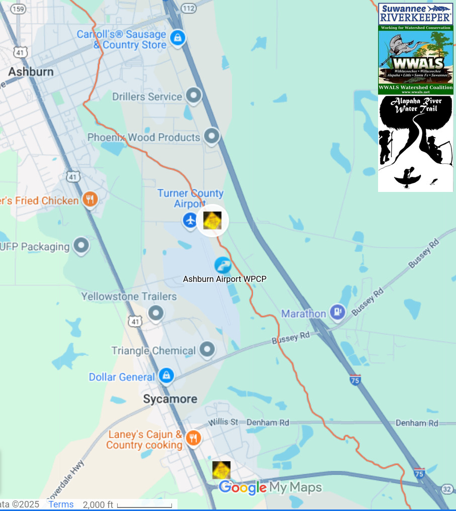 Map: Ashburn Spills --ARWT