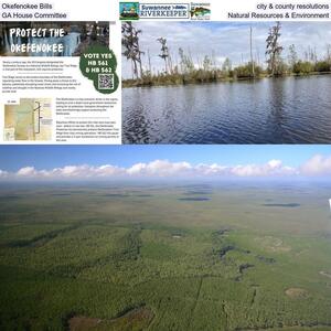 [Okefenokee Bills, city & county resolutions, GA House Committee, Natural Resources & Environment]