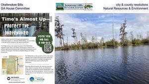 [Okefenokee Bills, city & county resolutions, GA House Committee, Natural Resources & Environment]