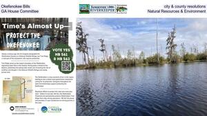 [Okefenokee Bills, city & county resolutions, GA House Committee, Natural Resources & Environment]