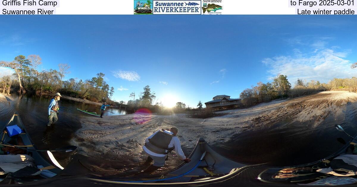 Griffis Fish Camp to Fargo 2025-03-01, Suwannee River, Late Winter paddle