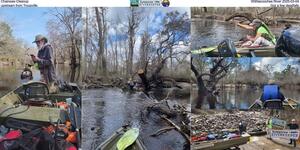 [Chainsaw Cleanup, Withlacoochee River 2025-03-04, upstream from Troupville, Got a few deadfalls]