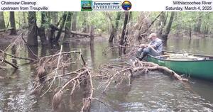 [Chainsaw Cleanup, Withlacoochee River, upstream from Troupville, Saturday, March 4, 2025]