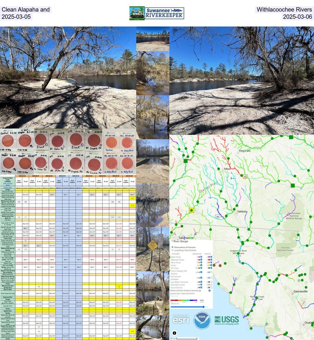 Clean Alapaha and, Withlacoochee Rivers, 2025-03-05, 2025-03-06