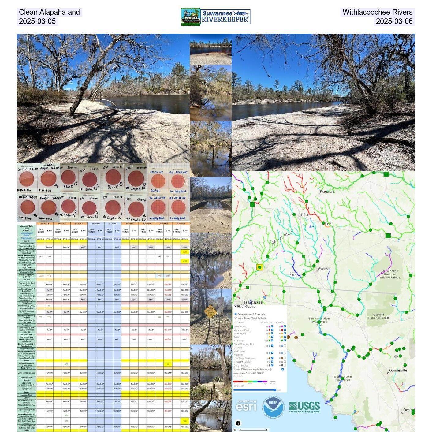 Clean Alapaha and, Withlacoochee Rivers, 2025-03-05, 2025-03-06