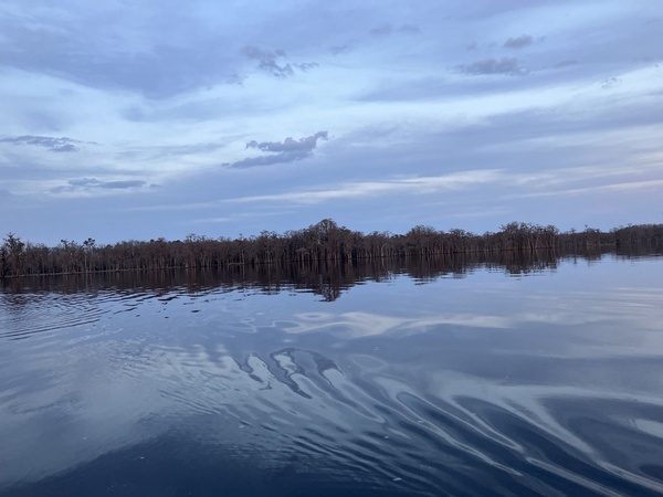 [Cerulean sky and water --Gretchen Quarterman]