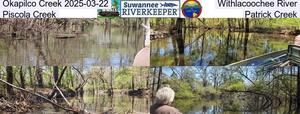 [Okapilco Creek 2025-03-22, Withlacoochee River, Piscola Creek, Patrick Creek]