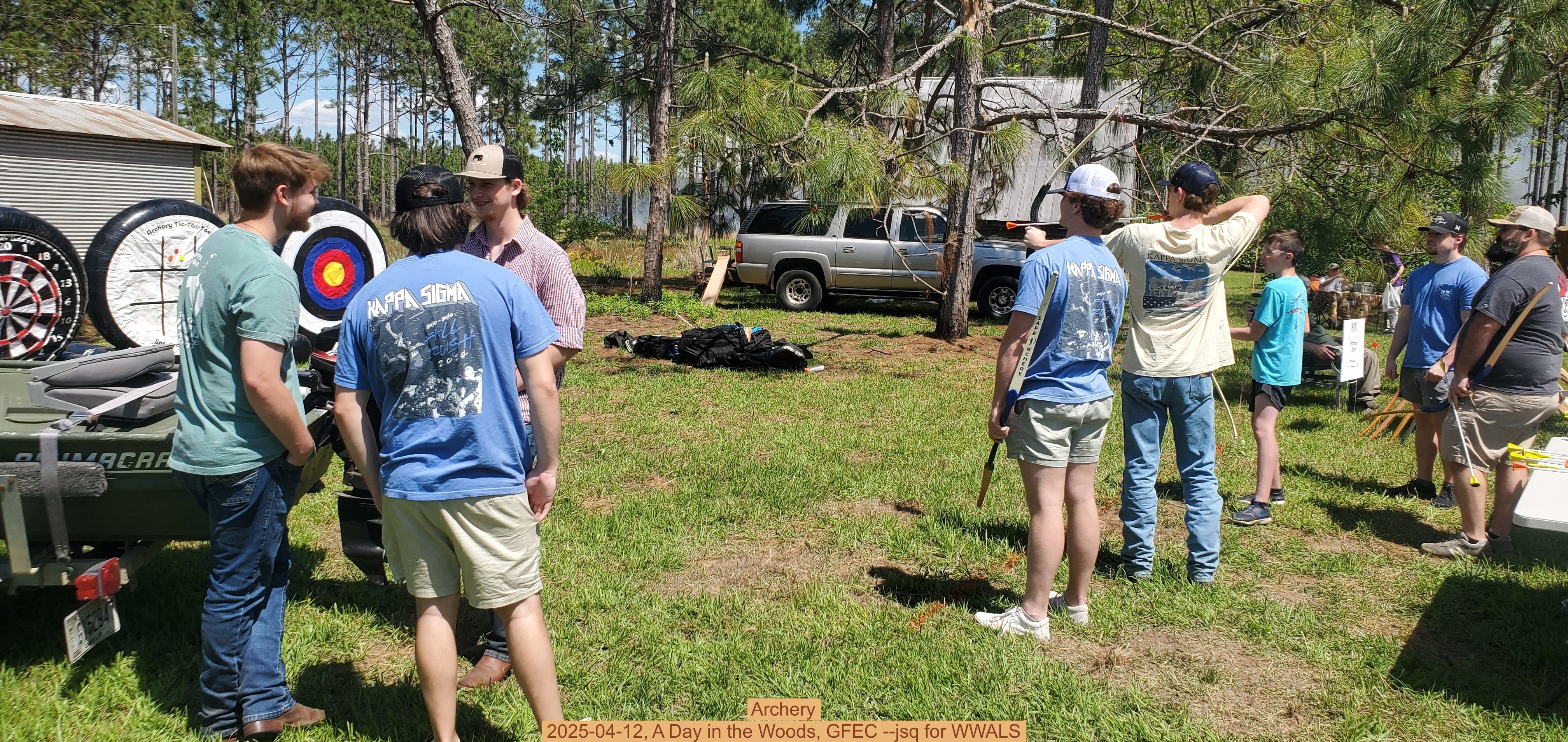 Archery, 2025-04-12, A Day in the Woods, GFEC --jsq for WWALS