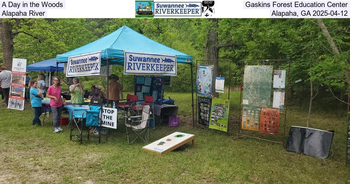 A Day in the Woods, Gaskins Forest Education Center, Alapaha River, Alapaha, GA 2025-04-12