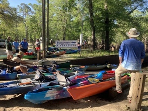 [Suwannee Riverkeeper banner --Gretchen Quarterman]