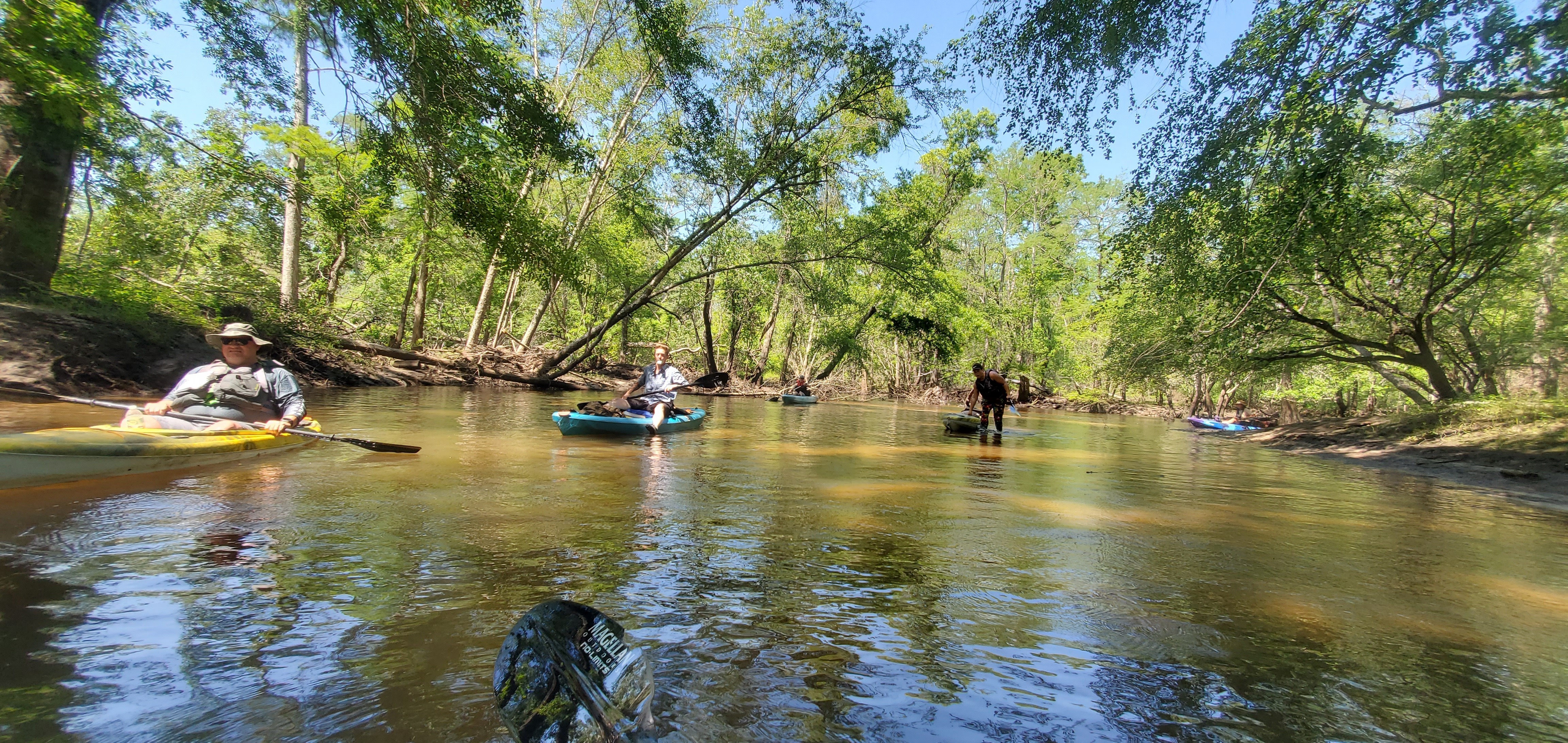 Dragging over the sandbar, 12:04:14, 30.8638088, -83.3204127