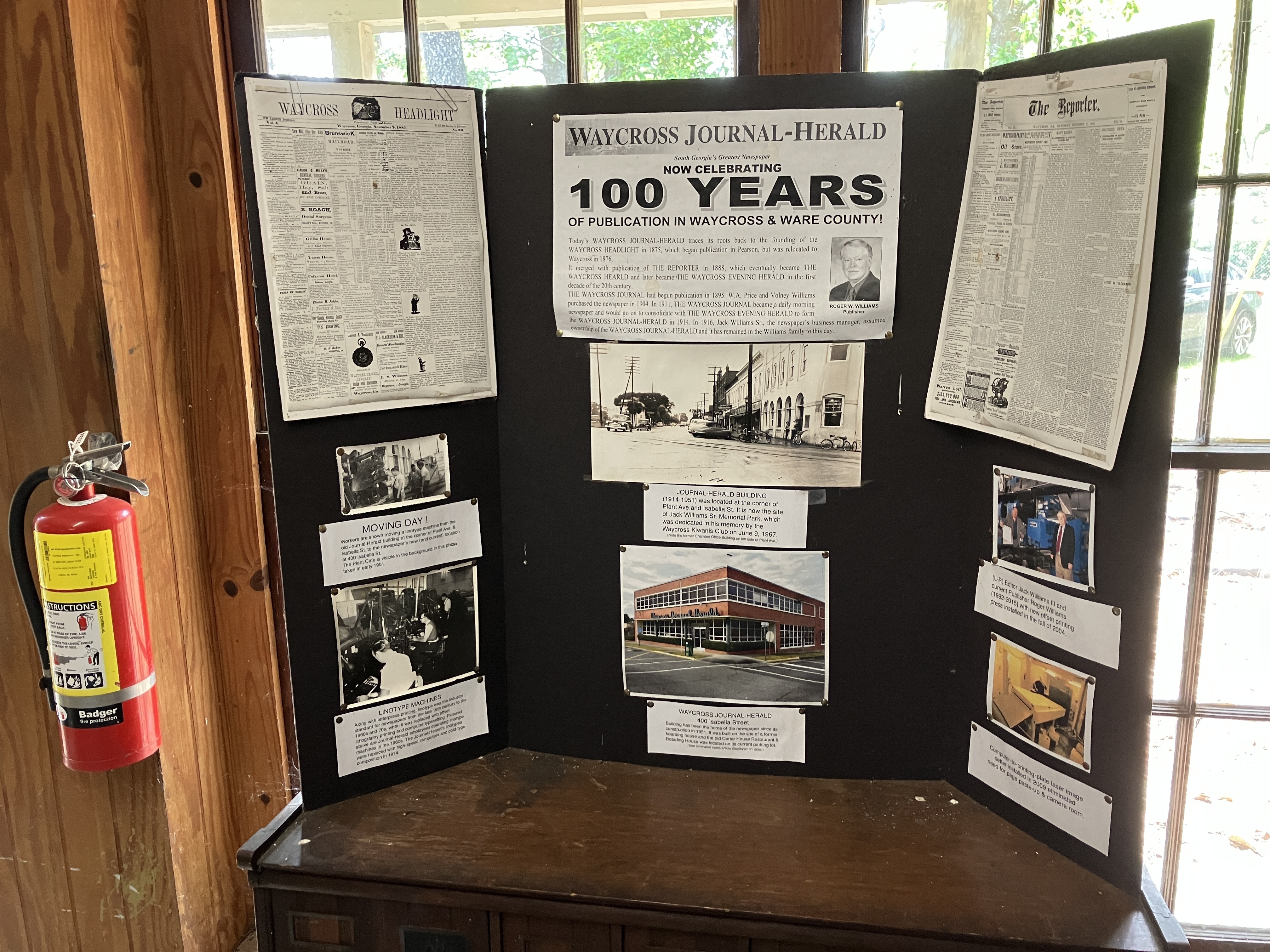 Waycross Journal-Herald 100 years --Gretchen Quarterman