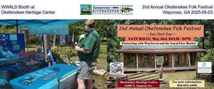[WWALS Booth at 2nd Annual Okefenokee Folk Festival, Okefenokee Heritage Center, Waycross, GA 2025-05-03]