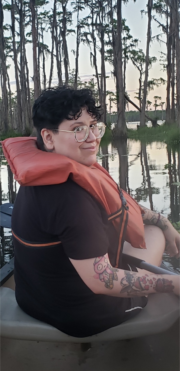 [Happy paddler --Janet Martin]