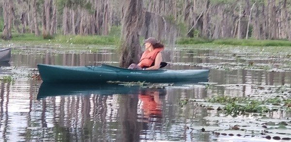 Kayak paddler --Janet Martin