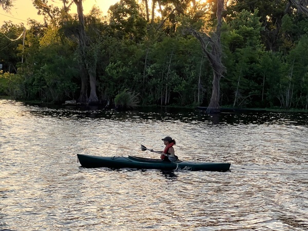 [Poised paddler --Kimberly Godden Tanner]