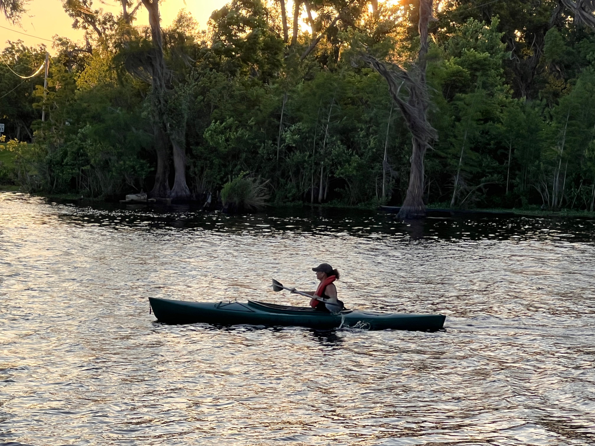 Poised paddler --Kimberly Godden Tanner