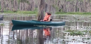 [Kayak paddler --Janet Martin]
