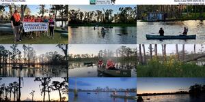 [Full Flower Moon Paddle, Banks Lake NWR 2025-05-12, Lakeland, GA, Alapaha River Water Trail]