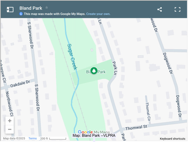 Map: Bland Park --VLPRA