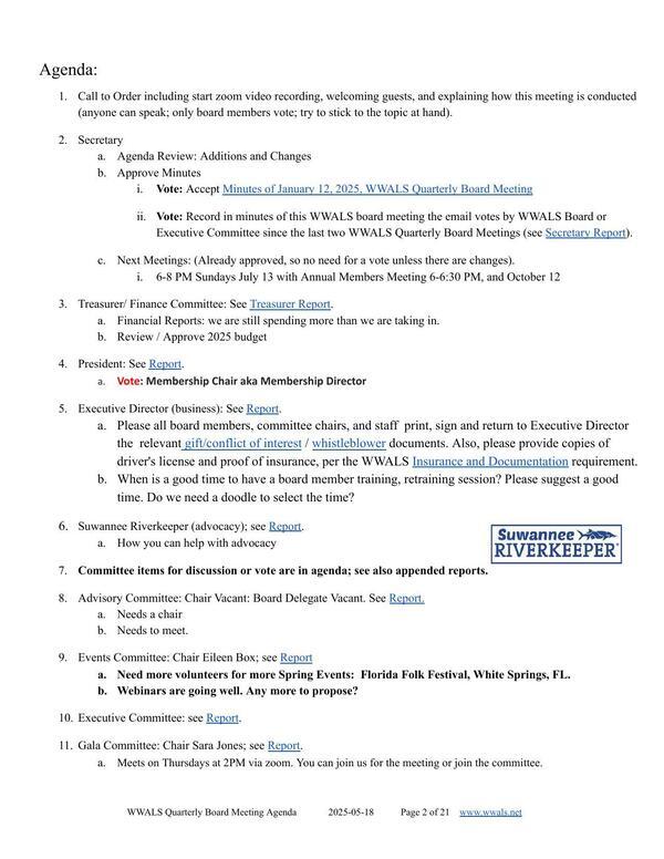 Officer and Staff reports 2025-05-18