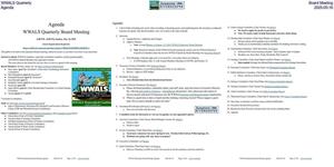 [WWALS Quarterly Board Meeting, Agenda, 2025-05-18]