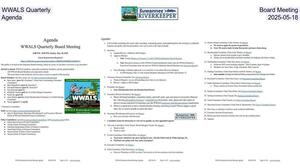 [WWALS Quarterly Board Meeting, Agenda, 2025-05-18]