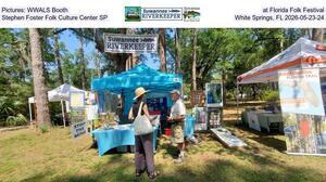 [Pictures: WWALS Booth at Florida Folk Festival, Stephen Foster Folk Culture Center SP, White Springs, FL 2026-05-23-24]