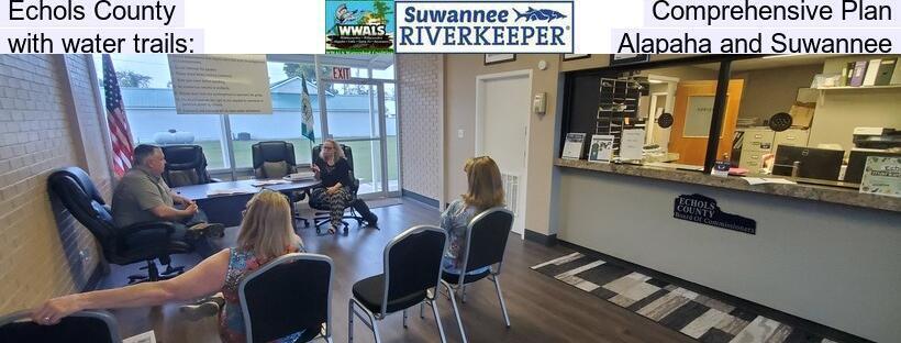 Echols County Comprehensive Plan, with water trails: Alapaha and Suwannee