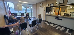 [Bobbi Pohlman-Rodgers (l.), Echols County Comprehensive Plan Transmittal Public Hearing]