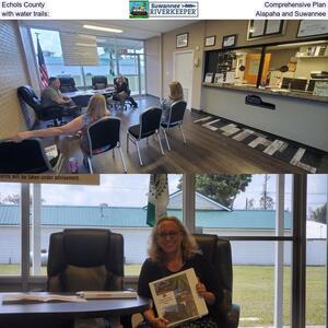 [Echols County Comprehensive Plan, with water trails: Alapaha and Suwannee]