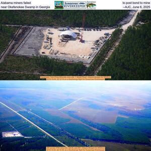 [Alabama miners failed to post bond to mine near Okefenokee Swamp in Georgia --AJC, June 6, 2025]