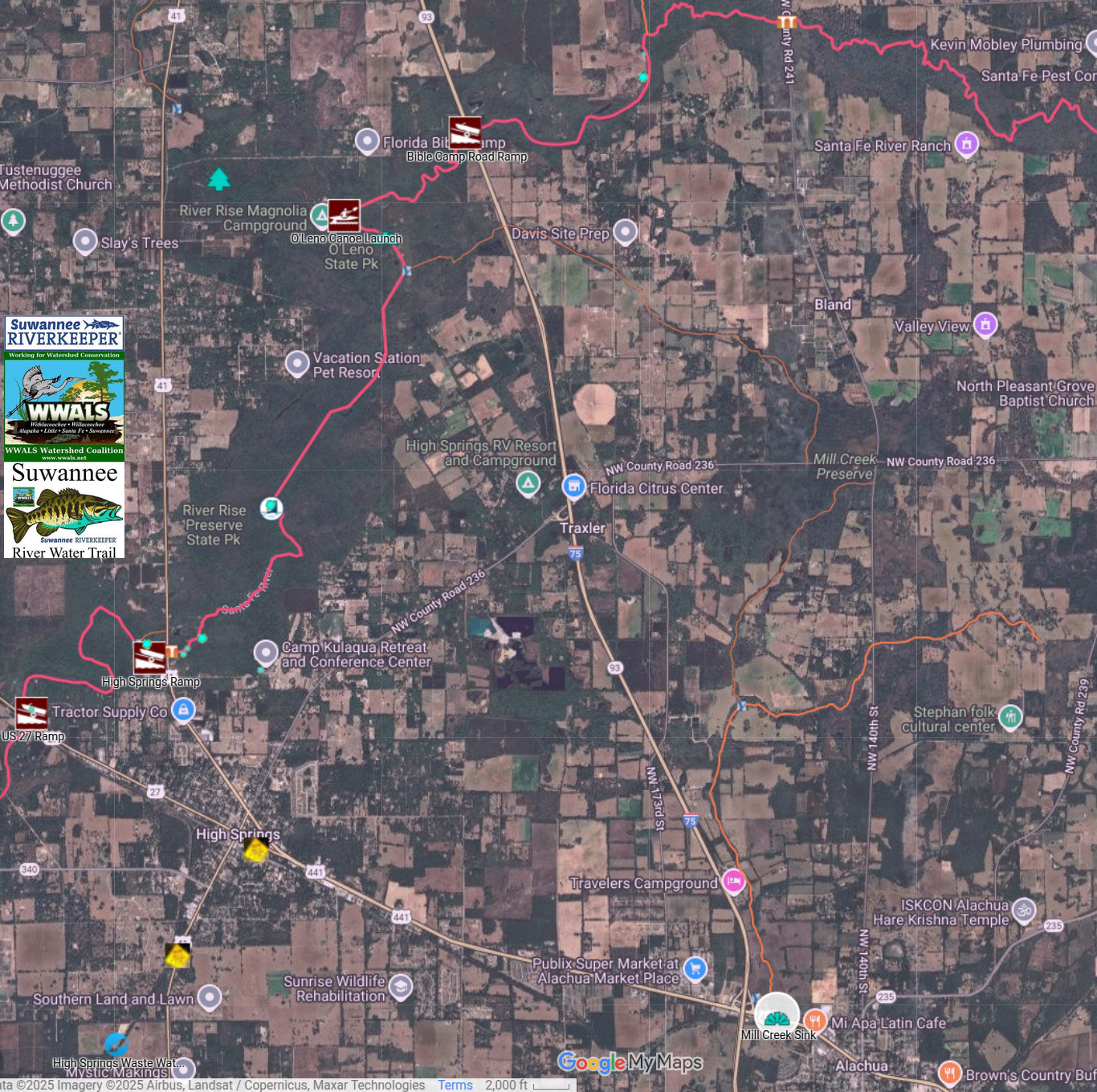 Map: Mill Creek --SRWT