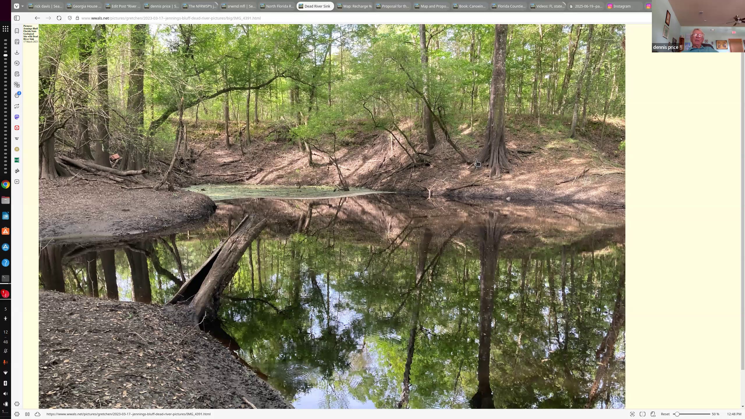 Dead River Sink --jsq for WWALS
