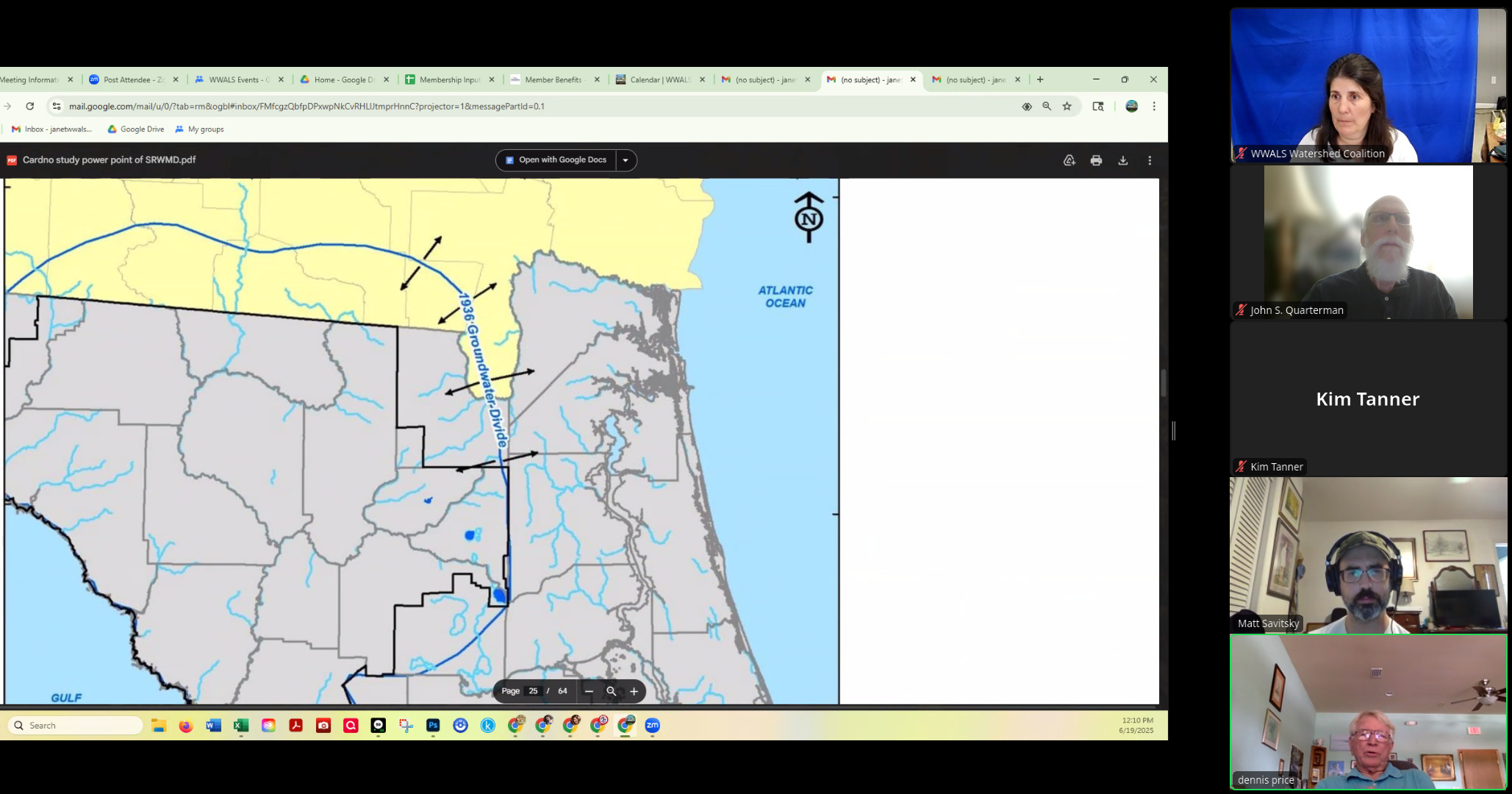 1936 Groundwater Divide --Cardno ENTRIX