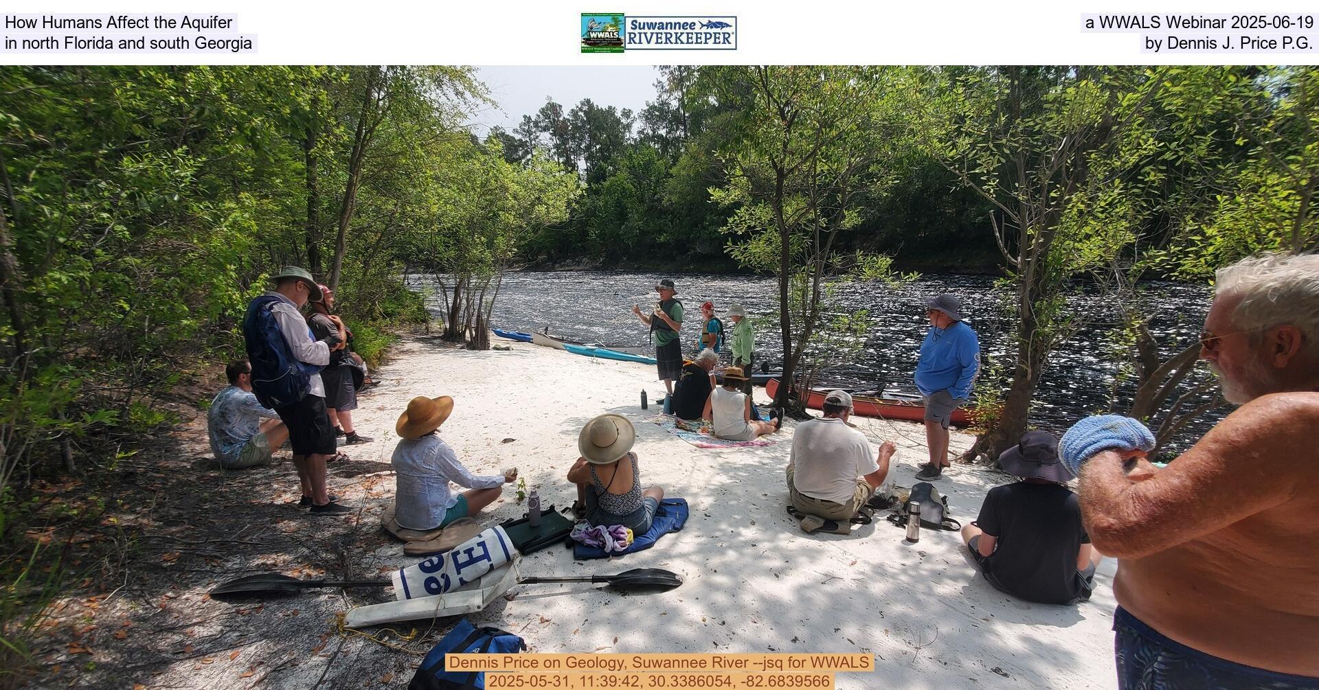 [How Humans Affect the Aquifer, a WWALS Webinar 2025-06-19, in north Florida and south Georgia, by Dennis J. Price P.G.]