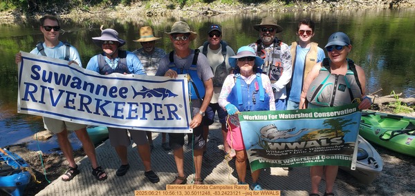[Banners at Florida Campsites Ramp, 2025:06:21 10:56:13, 30.5011248, -83.2423121 --jsq for WWALS]