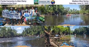 [Florida Campsites to Allen Ramp, Madison Blue Spring, Withlacoochee River, Saturday, June 21, 2025]