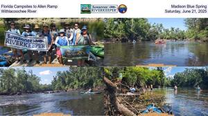 [Florida Campsites to Allen Ramp, Madison Blue Spring, Withlacoochee River, Saturday, June 21, 2025]