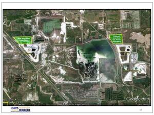 [Map: New, lined Swift Creek PGSS]