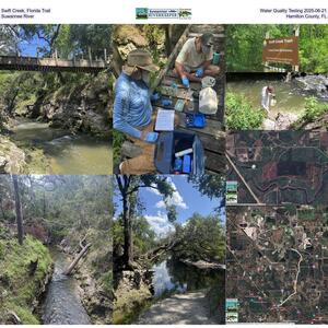 [Swift Creek, Florida Trail, Water Quality Testing 2025-06-21, Suwannee River, Hamilton County, FL]