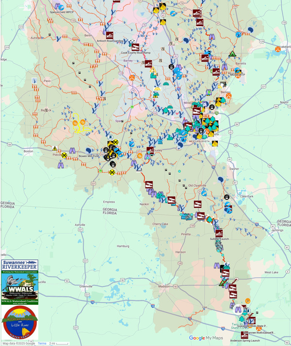 Map: Holly Point, Withlacoochee River --WLRWT