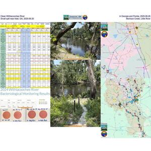 [Clean Withlacoochee River in Georgia and Florida, 2025-06-26; Small spill near Adel, GA, 2025-06-20, Morrison Creek, Little River]