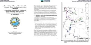 [Florida Triennial Review --FDEP 2025-06-27 to 2025-07-18, Threatened and Endangered Species in Suwannee, Withlacoochee, Santa Fe, New Rivers]